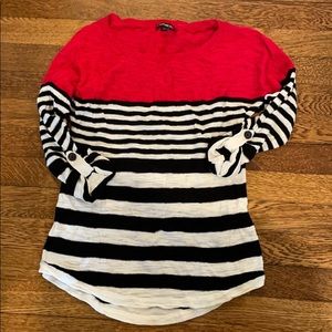 EXPRESS thin sweater quarter sleeve